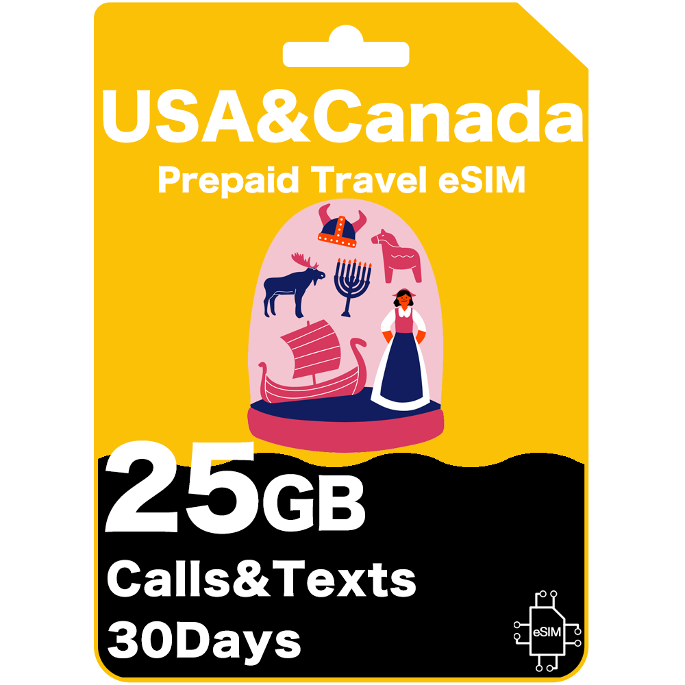 usa&canada travel esim card