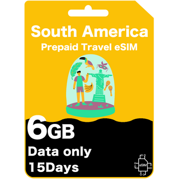 South America Prepaid Travel eSIM